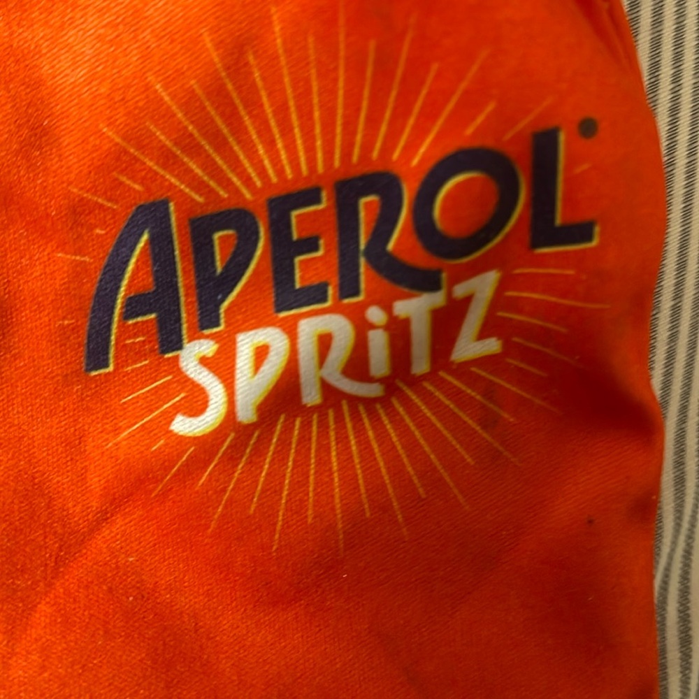 Aperol spritz logo collectible sunglasses orange case cloth - Picture 2 of 4
